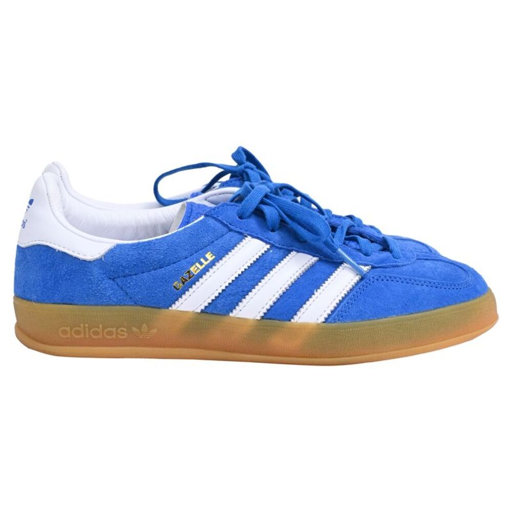 Adidas Gazelle Indoor Pro Sneakers in Blue Suede